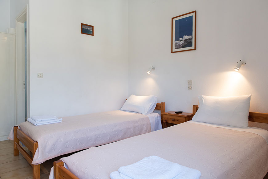 Interior of Margarita Giammaki Rooms in Sifnos