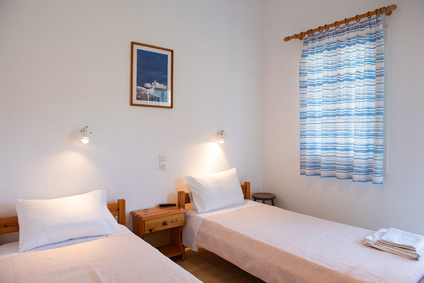 Interior of Margarita Giammaki Rooms in Sifnos