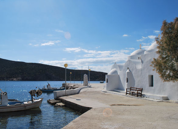 The church of the Taxiarchis in Vathi